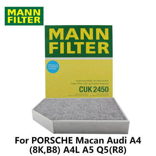 1pc MANN FILTER Cabin Filter For Porsche Macan Audi A4 (8K,B8) A4 A5 Q5(R8)