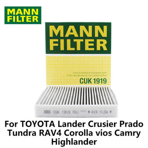 1pc MANN FILTER Cabin Filter For Toyota Lander Crusier Prado Tundra RAV4 Corolla Camry